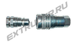 High-pressure quick coupling LUX for the flushing pump