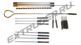 Steel brushes for cleaning mixer pipes