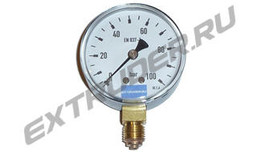 Manometer 100 bar LUX for extruder filters