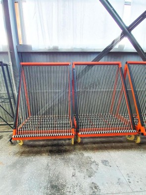 Glass sorting harp rack Loeffler FW-D-60