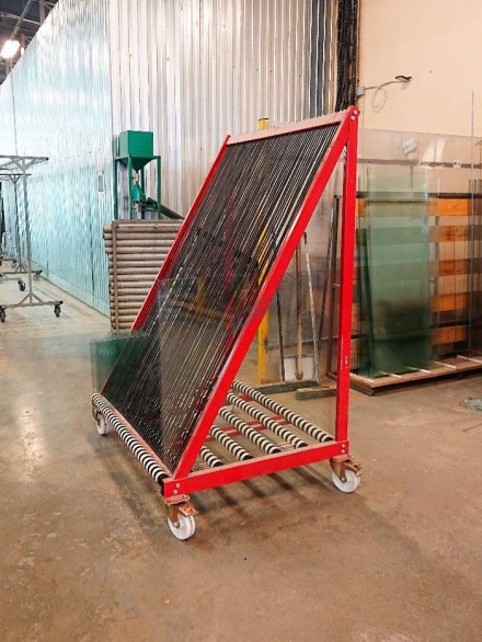 Glass sorting harp rack Loeffler FW-D-60